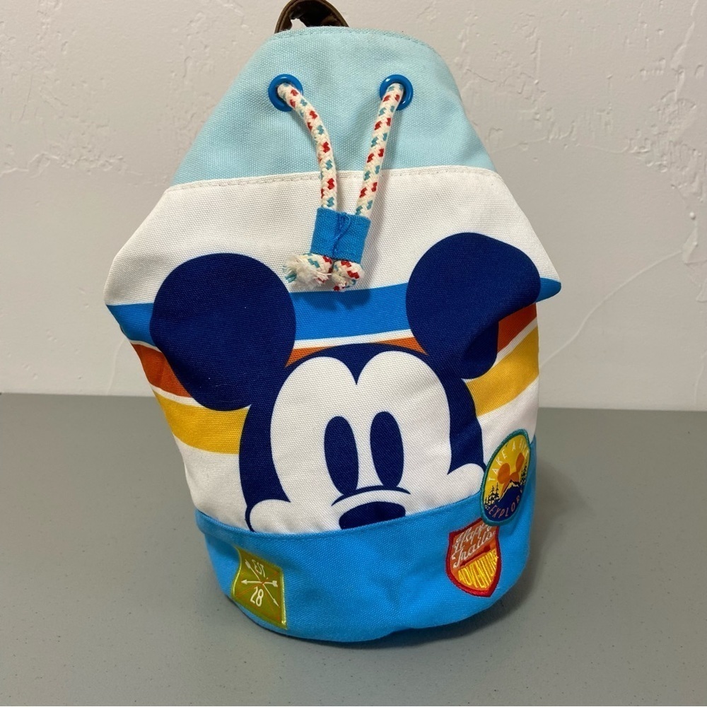 Disney Mickey Mouse Travel Canvas Beach Bag Backpack Hiking Trail